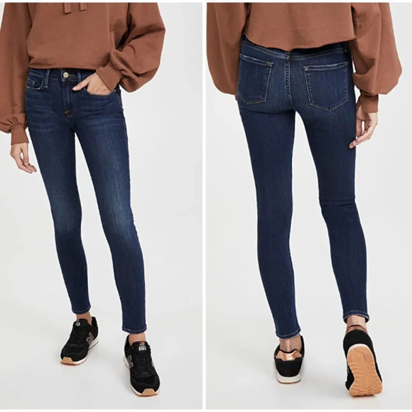 Frame Le Jeans Skinny De Jeanne Jeans Dark wash size 26 - Picture 1 of 16